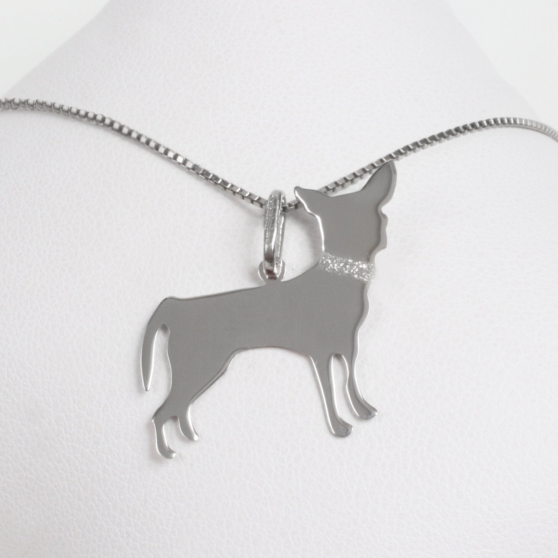 Silver necklace “Pincher”