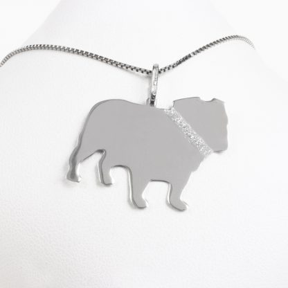 Silver necklace “Bulldog”