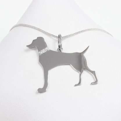 Silver necklace “Dalmatian”
