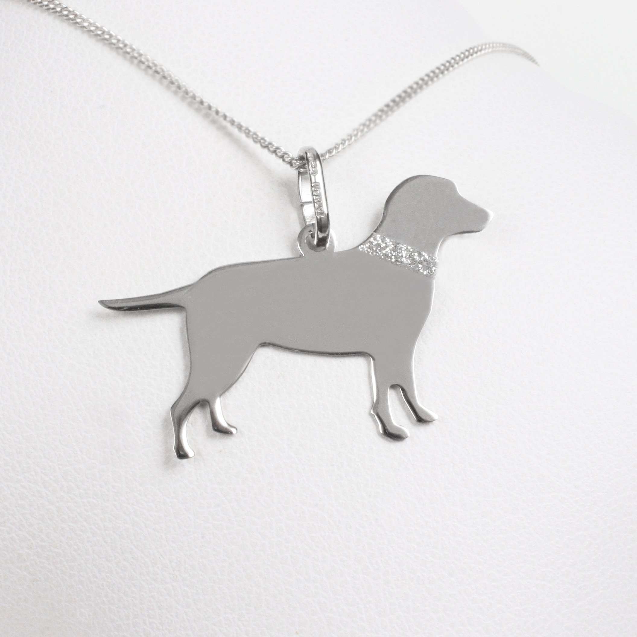 Silver necklace “Labrador”