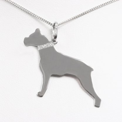 Silver necklace “Boxer”
