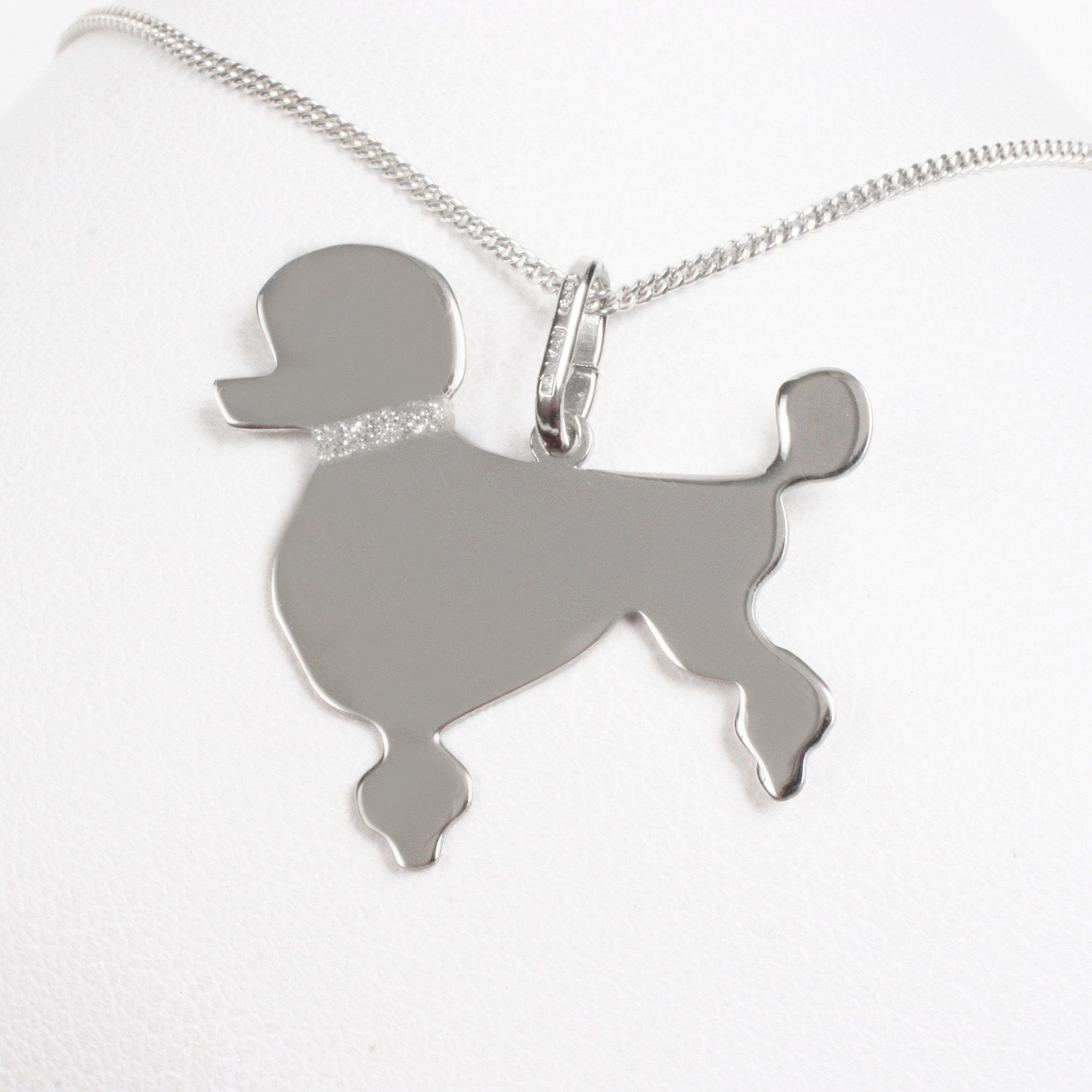 Silver necklace “Poodle”
