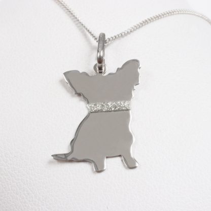 Silver necklace “Papillon”