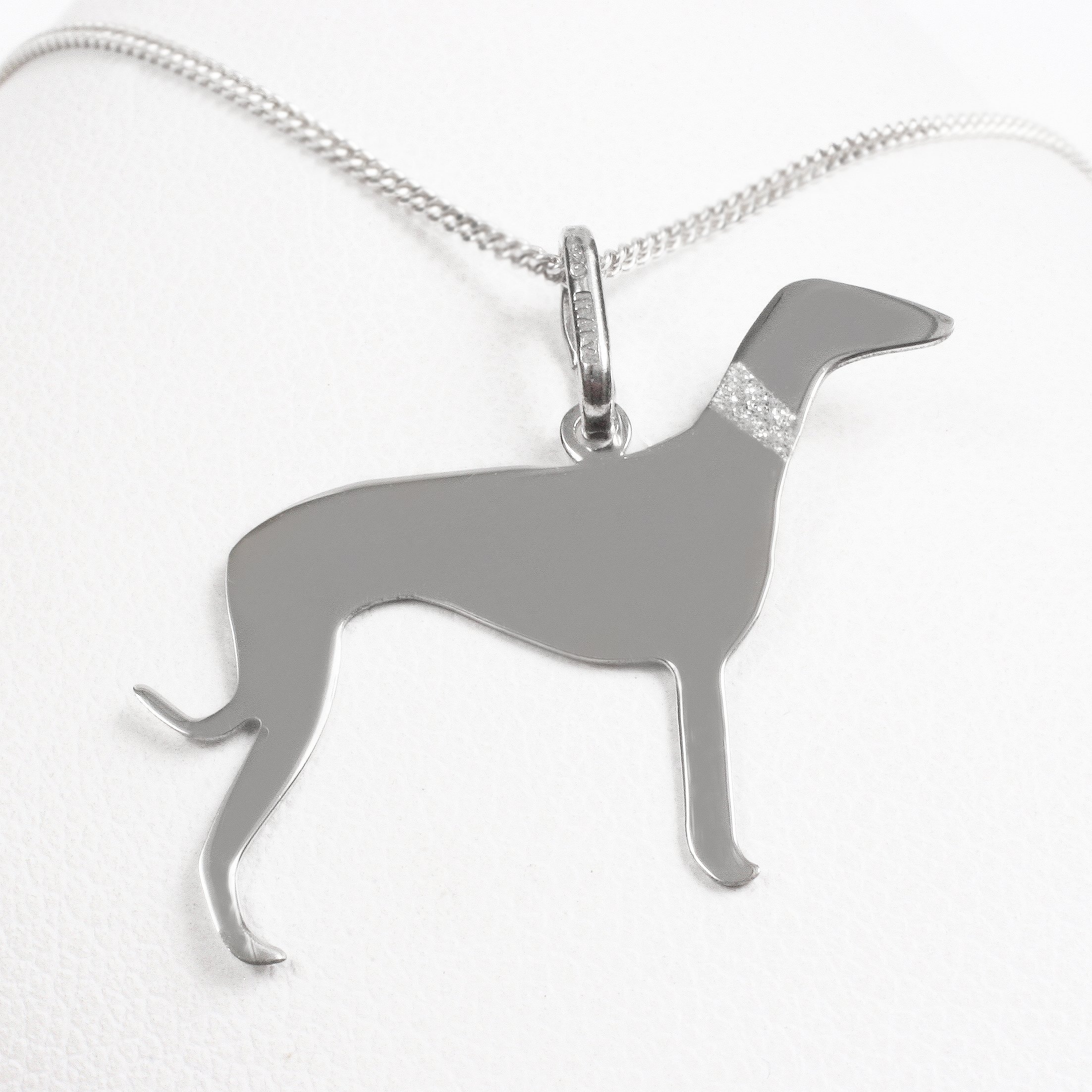 Sudraba kaklarota “Italian Greyhound”
