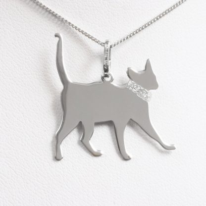 Silver necklace “Sassy Cat”