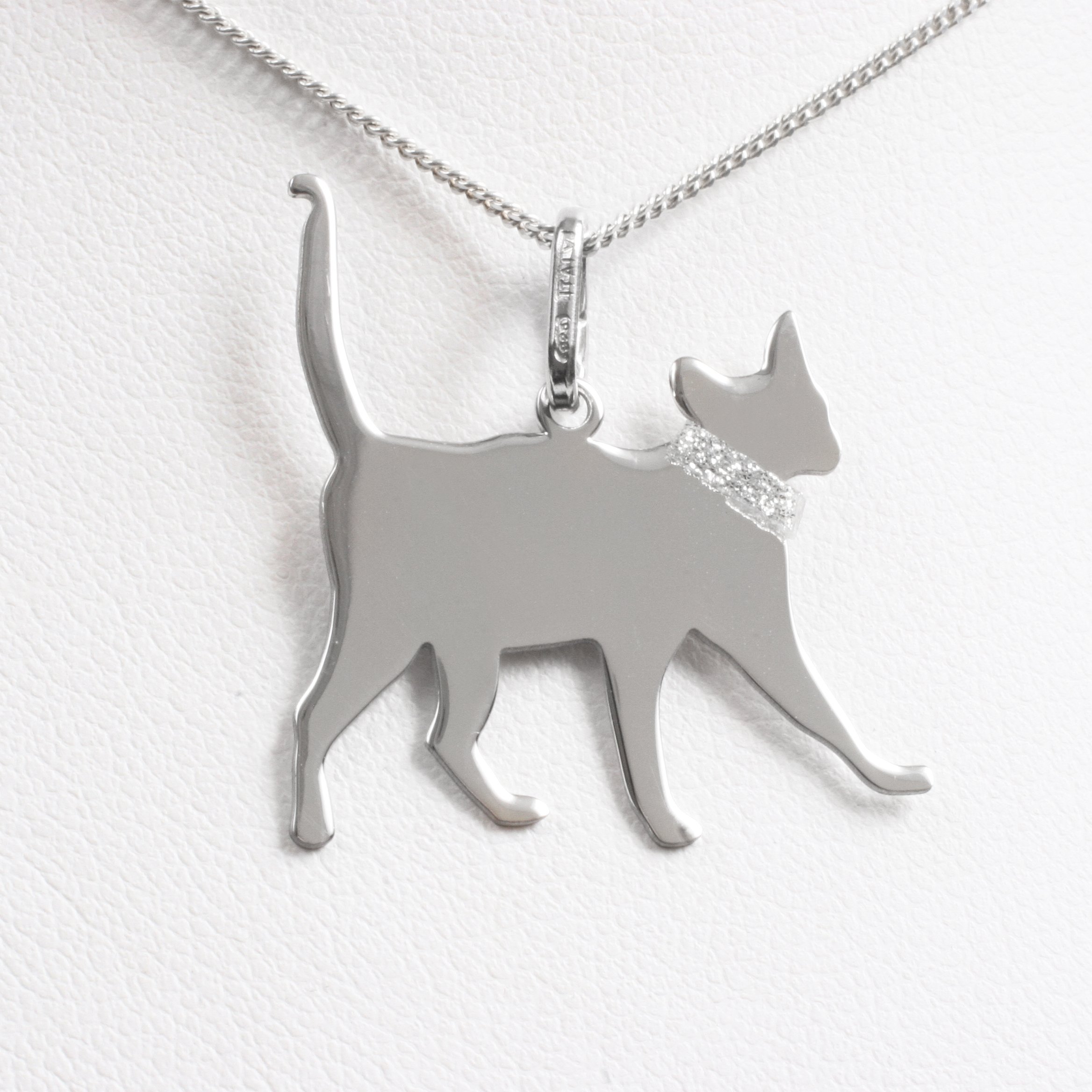 Silver necklace “Sassy Cat”