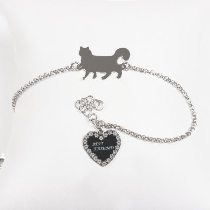 Silver bracelet “Best friend”