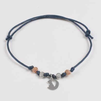 Bracelet with silver pendant