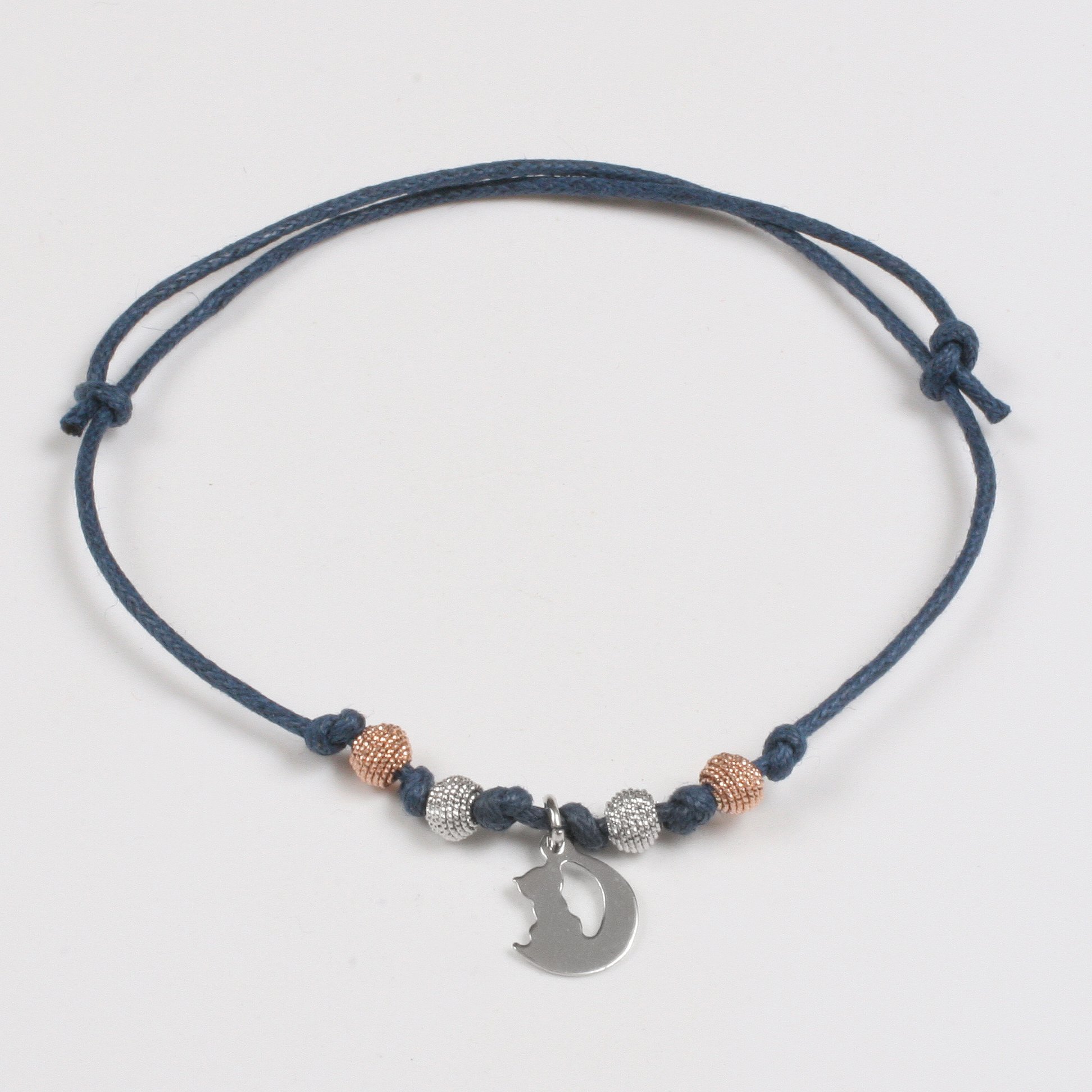 Bracelet with silver pendant