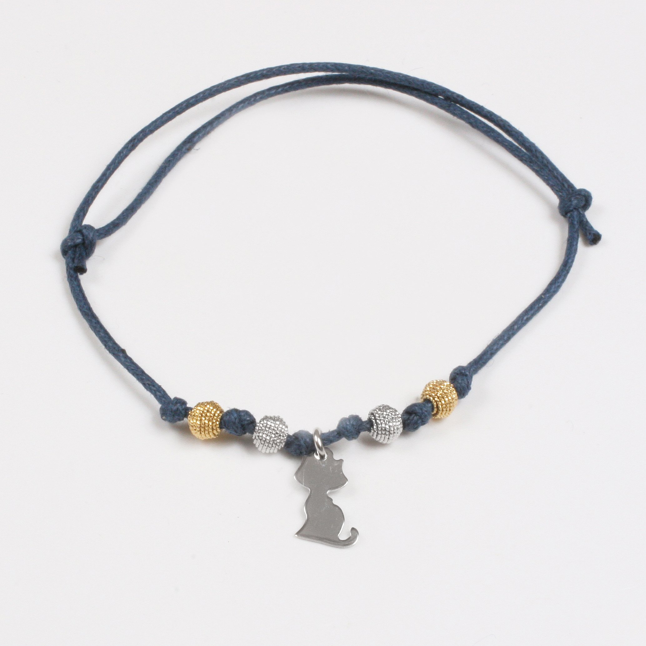 Bracelet with silver pendant