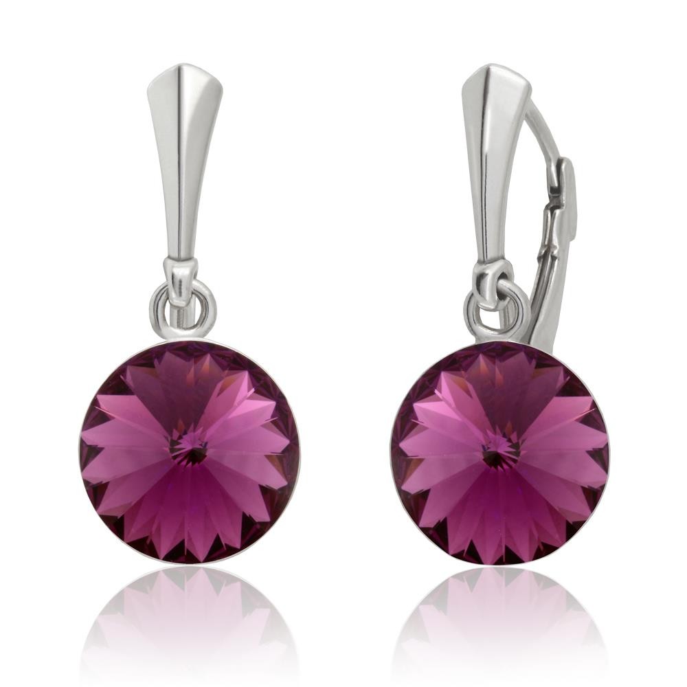 Swarovski earrings “Plum”