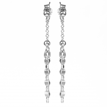 Silver earrings