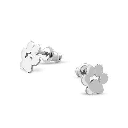 Silver earrings “Paw”
