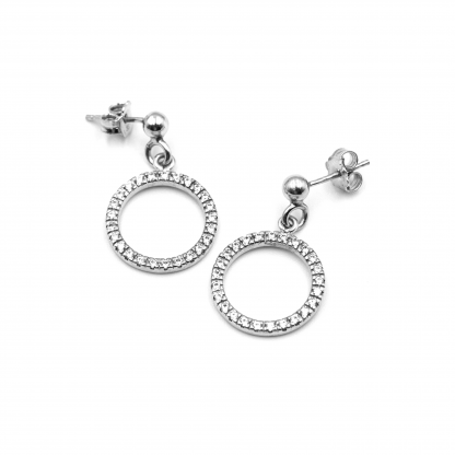 Silver earrings