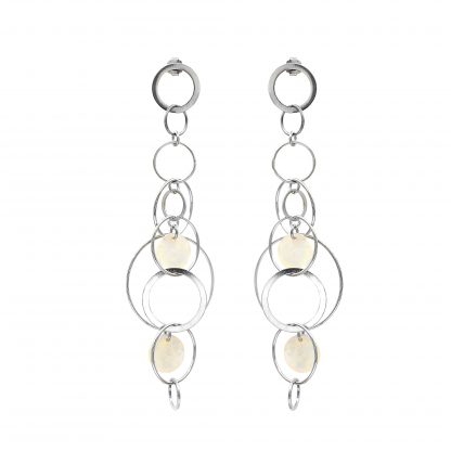 Silver earrings