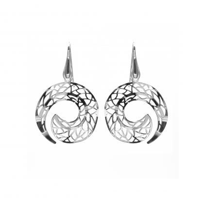 Silver earrings