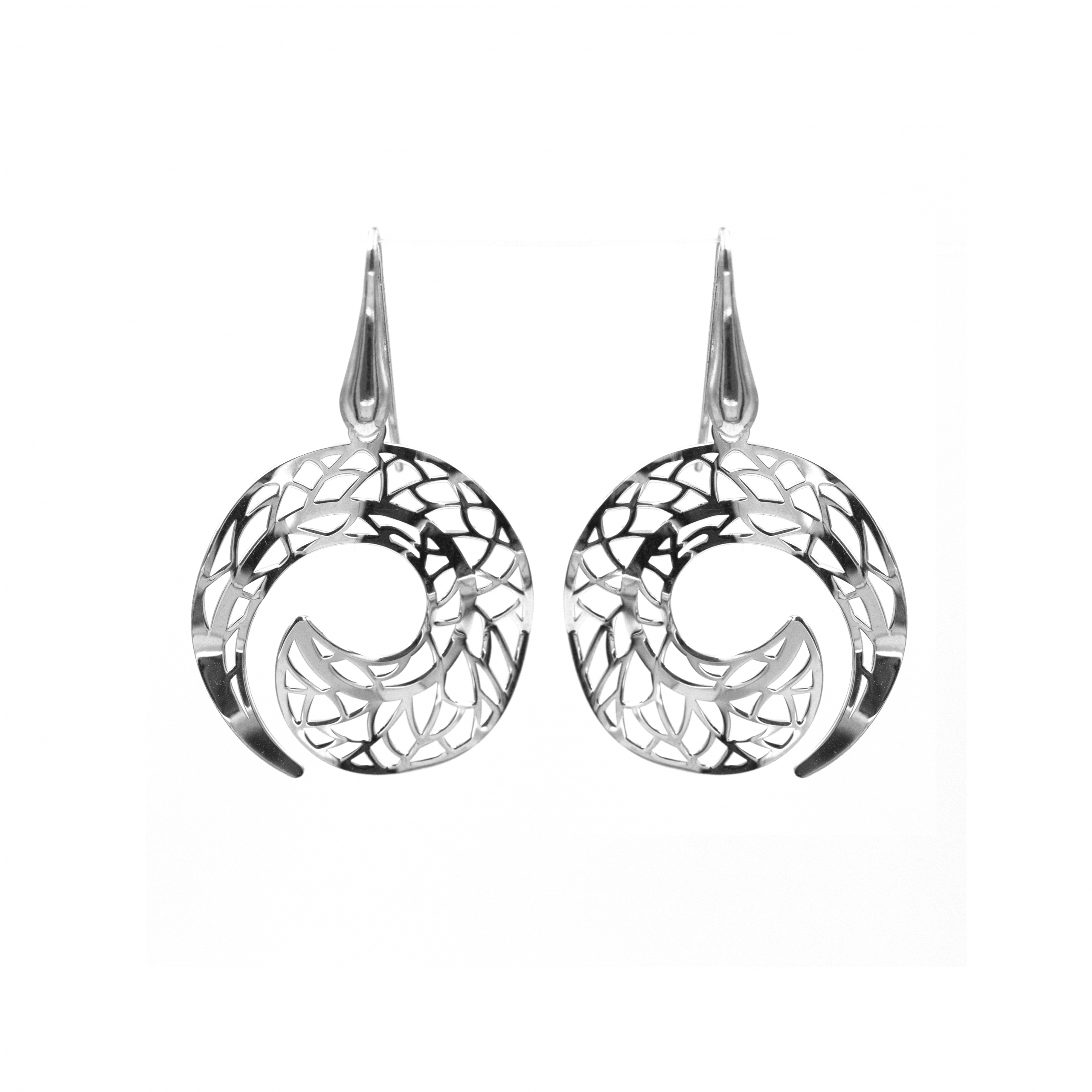 Silver earrings